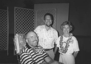 Picture of Drs. Richard Radtke, University of Hawaii professor and DO-IT Prof team member; Robert Stodden, Director of the Rehabilitation and Training Center and Post-secondary Educational Supports