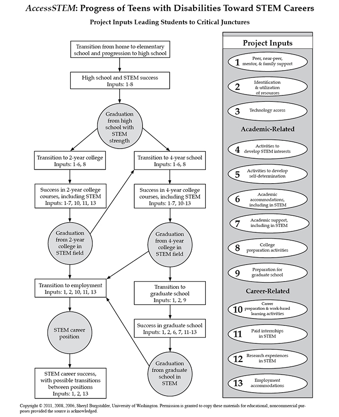 AccessSTEM Critical Junctures Chart