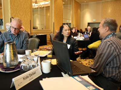 Image of educators working together at the 2014 AccessSTEM CBI